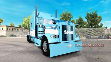 Pele a Luz Azul-Branco para o caminhão Peterbilt 389 para American Truck Simulator