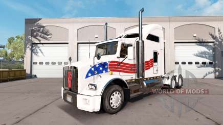 Pele EUA no trator Kenworth T800 para American Truck Simulator