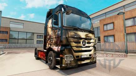 Luis Royo pele para caminhão Mercedes Benz para Euro Truck Simulator 2
