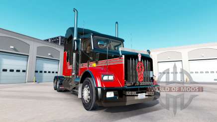 Pele Listras v3.0 trator Kenworth T800 para American Truck Simulator