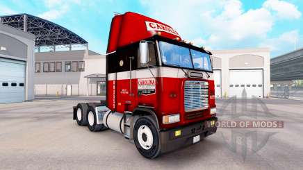 Pele de Carolina trator Freightliner FLB para American Truck Simulator