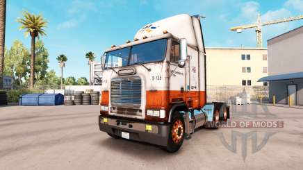 Pele USF no caminhão Freightliner FLB para American Truck Simulator