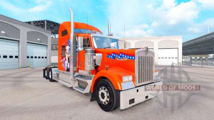 Pele caminhão Americano Kenworth W900 para American Truck Simulator