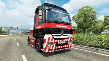 A Mammoet pele para o caminhão Mercedes-Benz para Euro Truck Simulator 2