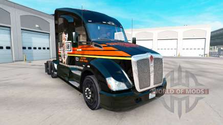 A pele da Harley-Davidson em um Kenworth trator para American Truck Simulator