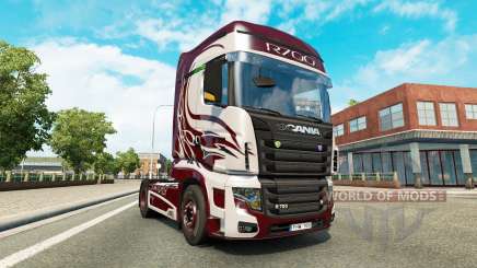 Fantasia de pele para a Scania caminhão R700 para Euro Truck Simulator 2