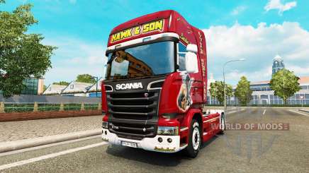 Pele Hawk Edition trator Scania para Euro Truck Simulator 2