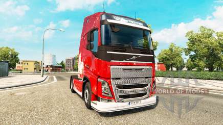 Feliz Natal a pele para a Volvo caminhões para Euro Truck Simulator 2