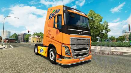 Fanta pele para a Volvo caminhões para Euro Truck Simulator 2