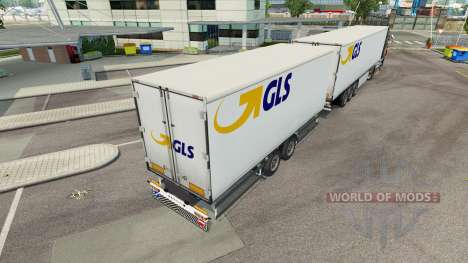 Semi-reboques Krone Gigaliner [GLS] para Euro Truck Simulator 2