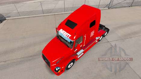 Pele Averitt Express tractor Volvo VNL 670 para American Truck Simulator
