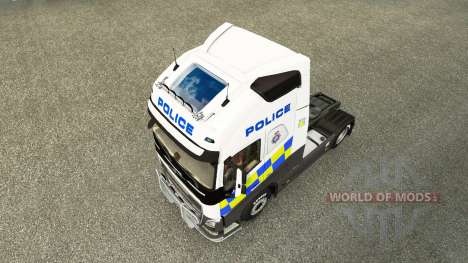 Polícia pele para a Volvo caminhões para Euro Truck Simulator 2
