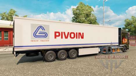 Pele Pivoin no trailer para Euro Truck Simulator 2