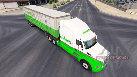 Chemso pele para o caminhão Peterbilt para American Truck Simulator