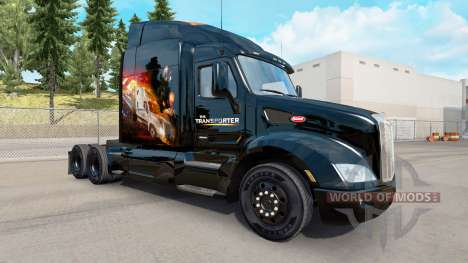 Pele O transporte por caminhão Peterbilt para American Truck Simulator
