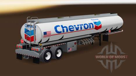 Pele Chevron de combustível, semi-reboque para American Truck Simulator