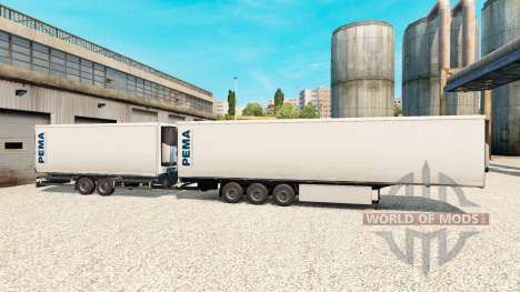 Semi-Reboques Krone Gigaliner [Pema] para Euro Truck Simulator 2