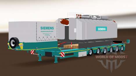 Siemens Transformador Trailer para American Truck Simulator