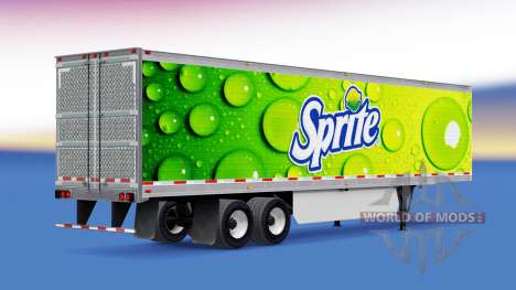 Pele Sprite no refrigerados semi-reboque para American Truck Simulator