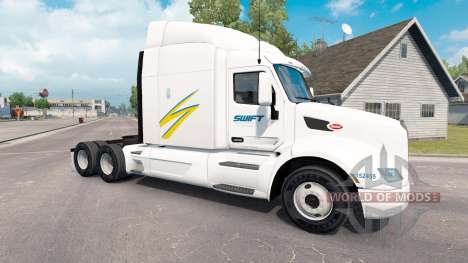 Swift pele para o caminhão Peterbilt para American Truck Simulator