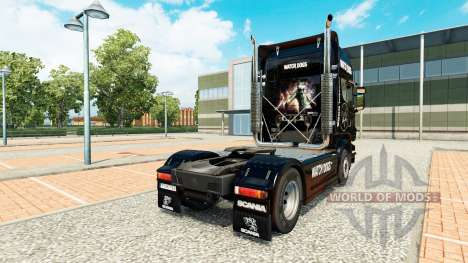 Watch Dogs para a pele do Scania truck para Euro Truck Simulator 2