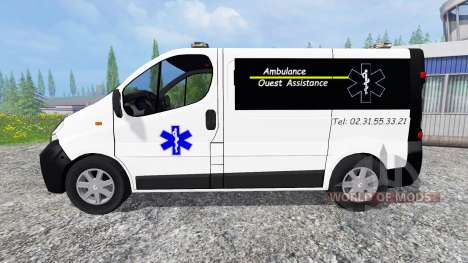 Renault Trafic Ambulance para Farming Simulator 2015
