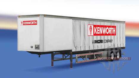 Cortina semi-reboque Kenworth para American Truck Simulator