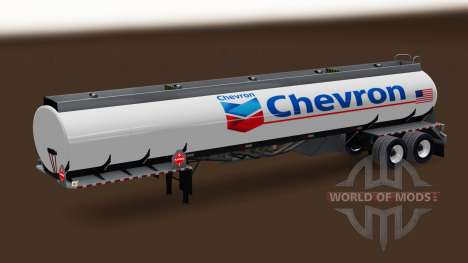 Pele Chevron de combustível, semi-reboque para American Truck Simulator