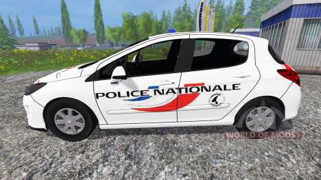 Peugeot 308 [police nationale] para Farming Simulator 2015