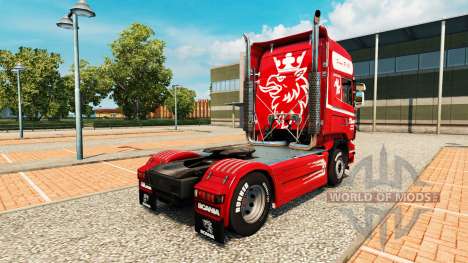 Pele Kloster no trator Scania para Euro Truck Simulator 2