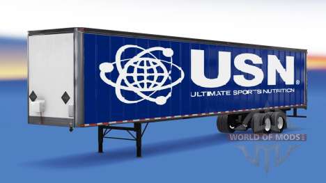 Todo em metal, semi-USN para American Truck Simulator