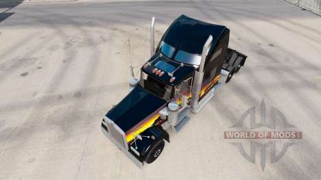 A pele do Sol no caminhão Kenworth W900 para American Truck Simulator