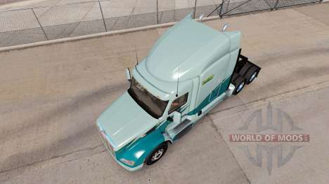 A pele em Longo Curso caminhão Peterbilt para American Truck Simulator