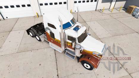 Pele Hatd Caminhão em caminhão Kenworth W900 para American Truck Simulator