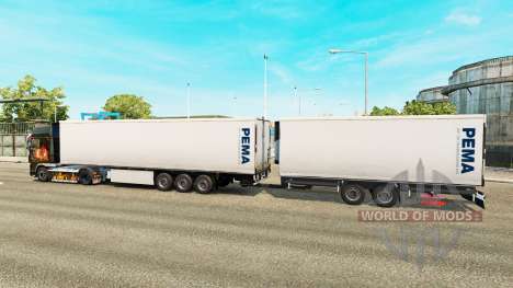 Semi-Reboques Krone Gigaliner [Pema] para Euro Truck Simulator 2