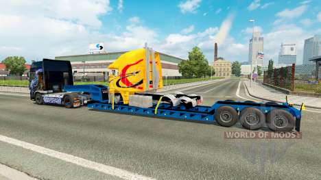 Baixa varrer com um caminhão quebrado para Euro Truck Simulator 2