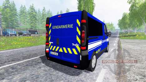 Renault Trafic Gendarmerie para Farming Simulator 2015