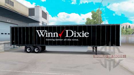 Pele Winn Dixie no trailer para American Truck Simulator