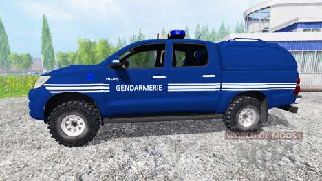 Toyota Hilux [gendarmerie] para Farming Simulator 2015