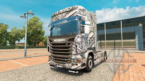 O Batik, a Indonésia para a pele do Scania truck para Euro Truck Simulator 2