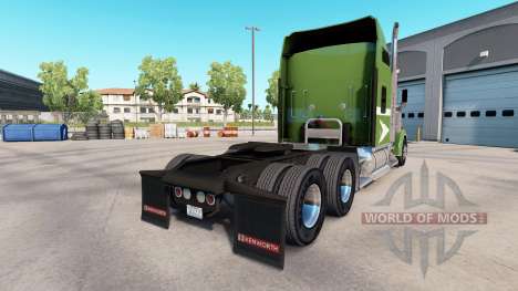 A pele se movem No caminhão Kenworth W900 para American Truck Simulator