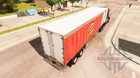 Cortina semi-reboque Pringles para American Truck Simulator