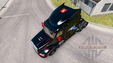 Pele Bitdefender trator Peterbilt para American Truck Simulator