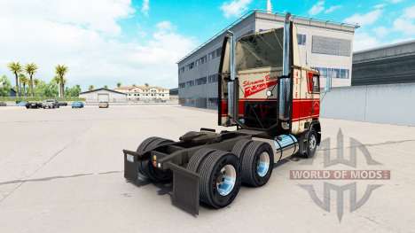 A pele em Sherman Bros caminhão Freightliner FLB para American Truck Simulator