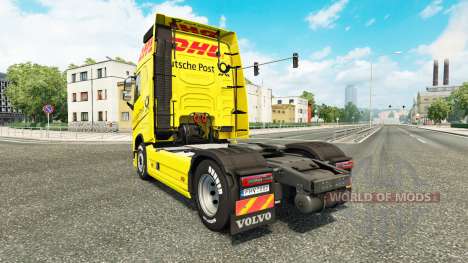 A DHL pele para a Volvo caminhões para Euro Truck Simulator 2