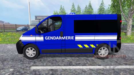 Renault Trafic Gendarmerie para Farming Simulator 2015