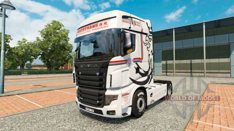 Pele NikoTrans no trator Scania R700 para Euro Truck Simulator 2