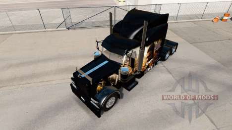 Pele Far Cry Primordial para o caminhão Peterbil para American Truck Simulator