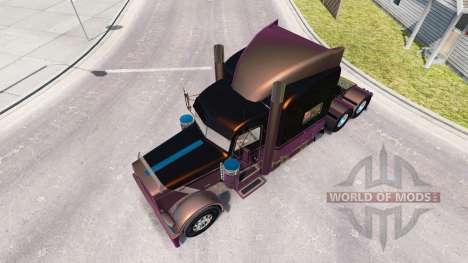 4 Metalizado pele para o caminhão Peterbilt 389 para American Truck Simulator