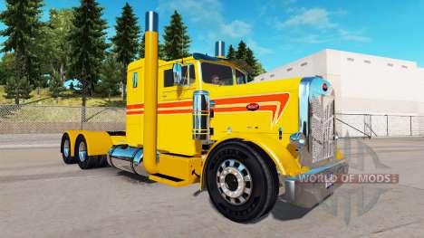 Amarelo capa Personalizada para o caminhão Peter para American Truck Simulator